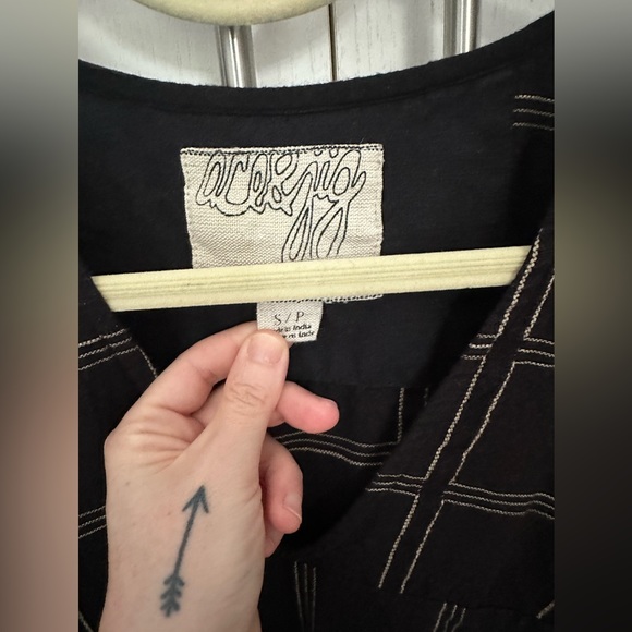 Ace & Jig Harper dress in Black Magic, size small, with pockets - Picture 4 of 4